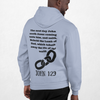 Behold The Lamb Of God Hooded Sweat Shirt - Christian Bible Quote (John 1:29)